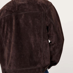 Trendy <b>Suede</b> Leather <b>Jacket</b> Stylish Casual Wear <b>Suede</b> Leather <b>Jacket</b> Comfortable Fit With Smooth Texture - Product Image 2