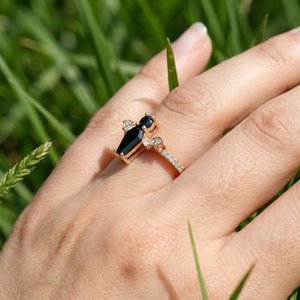 Anillo Ajustable de Plata de Ley 925 con Diamante Cultivado en Laboratorio, Joyería Elegante con Incrustaciones de Piedras Brillantes - Product Image 5