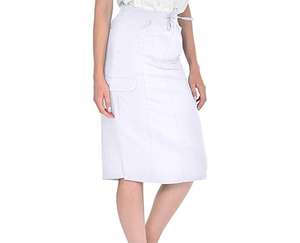 Falda de Trabajo Médica para Mujer, Uniforme de Trabajo Médico Cómodo con Cintura Elástica para Hospital y Clínica - Product Image 5