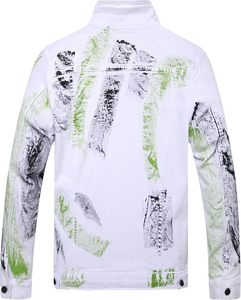 แจ็คเก็ตเดนิมผ้าแคนวาสหนาแบบสั่งทำสำหรับผู้ชาย คอตั้ง โลโก้ด้านหน้า คุณภาพสูง ระบายอากาศได้ดี เสื้อผ้าสำหรับฤดูหนาว ย้อมสีทุกเฉด - Product Image 5