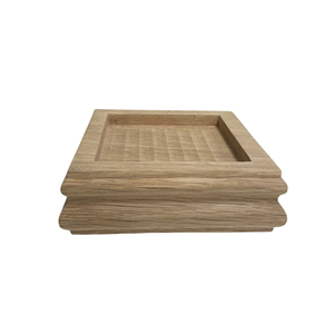 Tapa Decorativa para Poste de Escalera de Madera, Diseño Tradicional Ecológico de Roble Rojo Sólido, para Interiores - Product Image 4