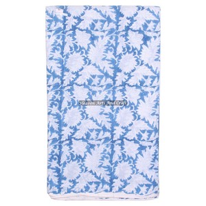 100% coton tissu Textile pour femmes tissu fait à la main naturel imprimé indien Jaipur main bloc impression course tissu robe faisant - Product Image 1