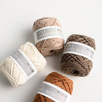 Fil à tricoter YARNA en laine d'agneau fine (45g) – Écologique, raffiné, coloré, léger et doux, idéal pour débutants et projets DIY