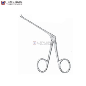 Instrumento Quirúrgico para Otología, Procedimientos ORL, Instrumentos Médicos, Pinzas Microquirúrgicas Greven para Oído, Curvadas hacia Abajo, 5 mm - Product Image 2