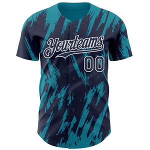 Maillot de baseball personnalisé à col en V, entièrement boutonné, imprimé en sérigraphie, 100 % coton biologique, anti-bactérien, pour équipe sportive, manches courtes - Product Image 4