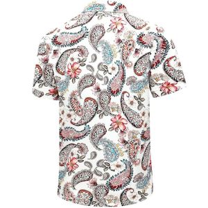 เสื้อเชิ้ตฮาวายเชลัคกี้สำหรับผู้ชาย เสื้อเชิ้ตแขนสั้นลำลองชายหาดฤดูร้อนแบบยูนิเซ็กซ์ เสื้อเชิ้ตพิมพ์ลายปาล์มชาโดว์ - Product Image 2