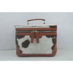 Art of Leather Natural Hairon <b>Makeup</b> <b>Box</b> Jewelry Case & Cosmetic Bags & Cases 500g - Product Image 1