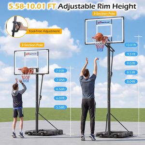 Canestro da Basket Portatile da 3 Metri per Esterni, Gioco per Adulti - Product Image 6