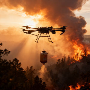 Dron de Alta Resistencia QD-ZF-8-150DS, Carga Útil de 150 kg, 8 Ejes, ≥70 min de Autonomía, Velocidad de 19 m/s, IP65, Resistencia al Viento de 8 Niveles - Product Image 4