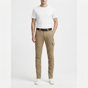 Pantalon cargo pour homme, pantalon décontracté en coton, pantalon de travail multi-poches pour les voyages en plein air, la randonnée et le quotidien - Product Image 2