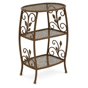 Soporte para macetas de hierro de color negro, hecho a mano, de diseño redondo, el más vendido y de última generación, para el hogar y el jardín. - Product Image 3