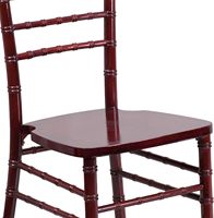 Chaise minimaliste démontable portable en bois massif pour événements commerciaux, mariages, hôtels et extérieur