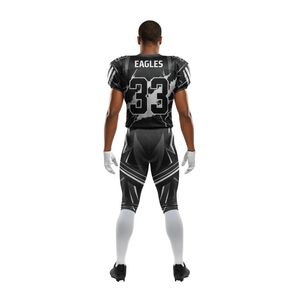 Uniformes de Fútbol Americano con Estampado Gráfico de Humo Oscuro, con Acolchado Protector, Conjuntos de Lona de Poliéster de Gran Resistencia - Product Image 3