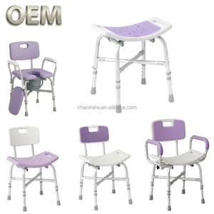 Silla de Ducha Ligera y Ajustable Personalizada OEM de Taiwán, Productos de Rehabilitación, Seguridad en el Baño, Servicio Integral OEM ODM - Product Image 1