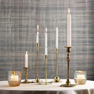 Candelabros cónicos de estilo Vintage de latón macizo candelabros de Metal de diseño cónico elegante tarro de vela único - Product Image 2