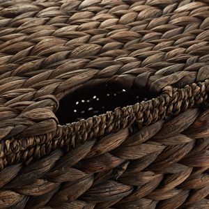 High Quality Eco-Friendly Rustic Water Hyacinth Set 3 Woven Multifunction <b>Storage</b> <b>Baskets</b> Lid Multi-Purpose Customized Color - Product Image 4