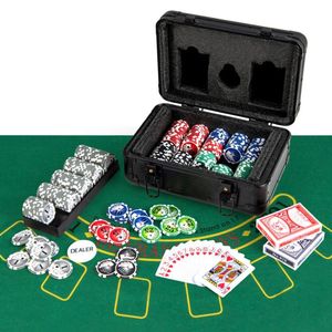 Ricreazioni familiari Texas Holdem Set di Chip da Poker per giochi di carte - Product Image 1