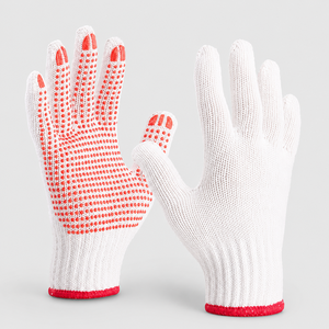 Gants de travail en PVC à points, faible MOQ, conçus avec un tissu robuste et un revêtement texturé pour une meilleure adhérence, un confort amélioré et une fiabilité accrue - Product Image 1