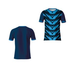 T-shirt en jersey polyester pour sublimation 210g, impression personnalisée sur le devant, tissu doux et respirant, motif chevron, col ras du cou, manches courtes - Product Image 4