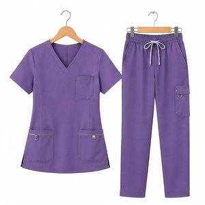 Tenue d'infirmière professionnelle pour femmes, ensemble de blouses médicales douces pour hôpital, soins de santé et pratique clinique - Product Image 1