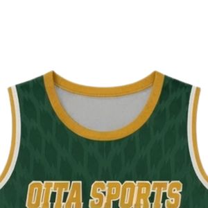 Unisex <b>Green</b> Gold Lacrosse Tank Jersey Polyester Lightweight Sportswear Team Uniform Match Training Performance Wear - Product Image 6