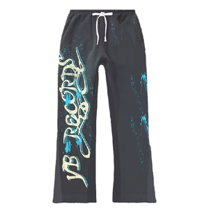 เสื้อฮู้ดดี้ทรงหลวมแบบหนา กางเกงขายาว สตรีทแวร์สั่งทำพิเศษ ลายกราฟิกฟอกสี ซันเฟด ผ้าฝ้าย ปักลาย สำหรับฤดูใบไม้ร่วง - Product Image 6