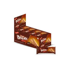 Galleta Wafer con Crema Sabor Chocolate Fun2 Super Break, Snack Crujiente en Capas, Sabor Dulce, Empaque en Caja - Product Image 1