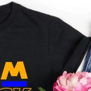 Camiseta de Mujer con Estampado Gráfico, Negra, Manga Corta, Cuello Redondo, Informal, a la Moda, Personalizada, Estilo Urbano, para Uso Diario - Product Image 4