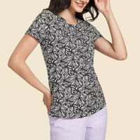T-shirt décontracté à manches courtes pour femme, de haute qualité, avec impression de logo personnalisé, respirant, pour la saison hivernale, sublimation