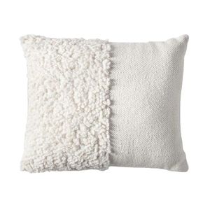 Funda de Almohada Tejida de Color Sólido, Estilo Cuadrado, Lavable, Decorativa, para Dormitorio, Sala de Estar, Sofá, Decoración del Hogar - Product Image 1