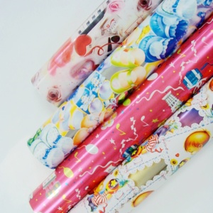 Hoja metálica impresa de fábrica lindos niños cumpleaños niños fiesta de bebé personalizado regalo de Navidad rollos de papel hojas - Product Image 4