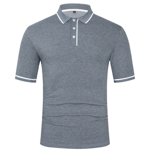 Camiseta Polo para Hombre, Ropa Casual para Exteriores, Corte Regular, Mezcla de Algodón, Manga Corta, Transpirable, Atuendo de Verano, Entrenamiento de Tenis, Uso Diario - Product Image 1