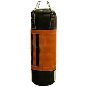 Sac de frappe en cuir optimisé pour la performance, idéal pour la boxe, le MMA et l'entraînement en salle, avec tissu robuste et sangles de suspension sécurisées - Product Image 3