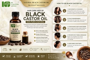 Jamaican Black Castor Oil Cold Pressed Carrier Oil for Cosmetic Personal Care <b>Hair</b> Care Formulations Bulk Supply OEM ODM Export - Product Image 2