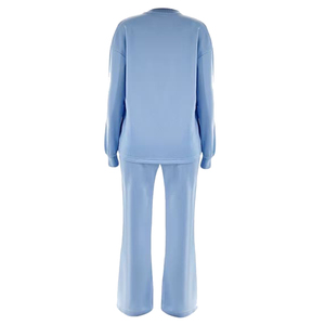 Top Selling Women's Casual Solid Color Hooded Tracksuit with Logo 2 in 1 Design <b>Lightweight</b> Polyester/Cotton - Product Image 2