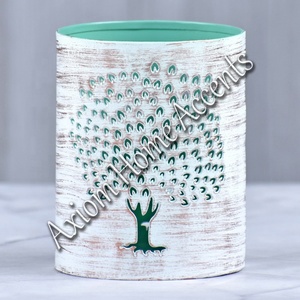 Axiom Home Accents Juego de portavelas con acabado rústico Tipo de linterna hecha a mano con estilo para decoración del hogar Festivo para Navidad - Product Image 5