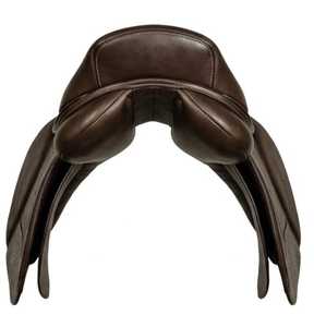 Selle de dressage TAK Res-03 en cuir australien, souple, en laiton naturel, confortable, couleur et taille personnalisables, pour chevaux. - Product Image 2