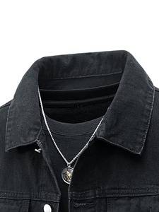Custom Men <b>Denim</b> Jean Jackets Mens Jacket and <b>Coats</b> New Arrival Fashion <b>Denim</b> Jacket Wholesale Washed Style Autumn Wear - Product Image 4