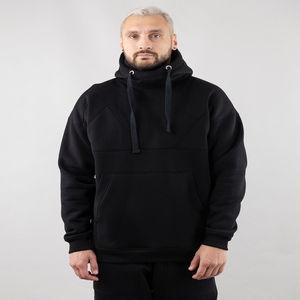 Sweat à capuche pour homme de haute qualité, pull d'hiver en molleton, 100% coton, coupe ample, décontracté, respirant, séchage rapide - Product Image 4