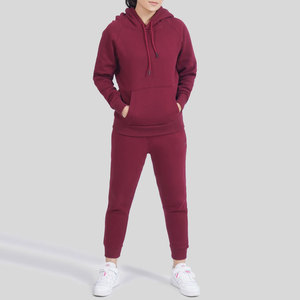 Low Moq Custom Design Women <b>Tracksuits</b> Outdoor Use Women Clothing Solid Color <b>Plain</b> <b>Tracksuit</b> - Product Image 1
