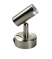 Lampe de lecture LED réglable pour camping-car, applique murale avec interrupteur à bascule, intensité variable, en aluminium, pour camping-car, caravane, bateau, chevet, usage intérieur