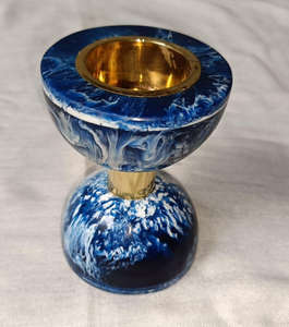 เตา bakhoor ขนาดเล็กทำจากเรซินและไม้สำหรับเป็นของขวัญงานแต่งงาน - Product Image 5