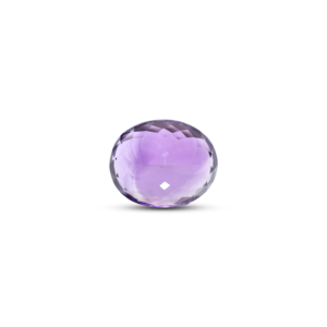 Loose Amethyst Gemstone 17.8 Carat Faceted Heart Oval Emerald Cut 4x6mm 6mm for Fine Jewelry - Product Image 2