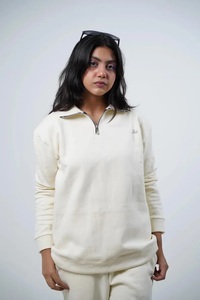 ชุดวอร์มผ้าฝ้ายฟลีซ - เสื้อคอเต่าซิป ¼ ตัว, ชุดเซ็ตฤดูหนาว - Product Image 3