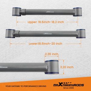 Bracci di Controllo Superiori e Inferiori Anteriori Regolabili da 0-6 Pollici per Dodge Ram 1994-2009, in Alluminio e Acciaio, G5 Chaser CLS Coupe TC Mark - Product Image 5