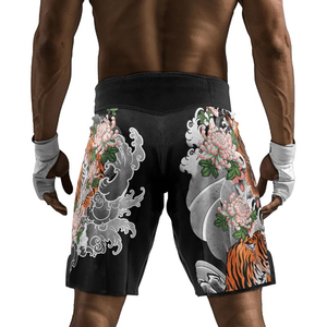 กางเกง MMA พิมพ์ลายตามสั่ง แห้งเร็ว โลโก้และขนาดตามสั่ง ใส่สบาย ระบายอากาศดี ขายส่ง บริการ OEM - Product Image 5