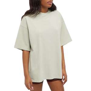 T-shirts Dry Fit en gros pour l'entraînement en extérieur, vêtements de yoga, t-shirts de sport unis pour femmes, logo personnalisé - Product Image 1