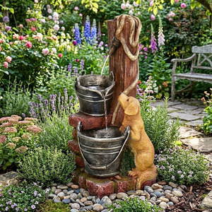 Fontaine d'eau solaire pour la décoration extérieure du jardin - Product Image 5