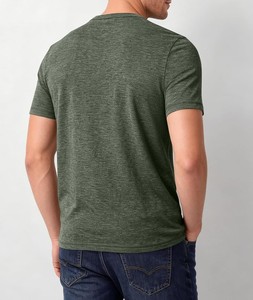 เสื้อยืดลำลองผู้ชาย คอกลม แขนสั้น ทรงหลวม โอเวอร์ไซส์ สตรีทแวร์ แฟชั่น เนื้อผ้านุ่ม ระบายอากาศได้ดี - Product Image 4