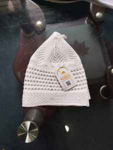 Gorro de Oración Islámico Kufi para Hombre, Premium, 100% Algodón, Bordado a Mano, Ajustable, para Todas las Estaciones, Diseño Étnico BD - Product Image 4